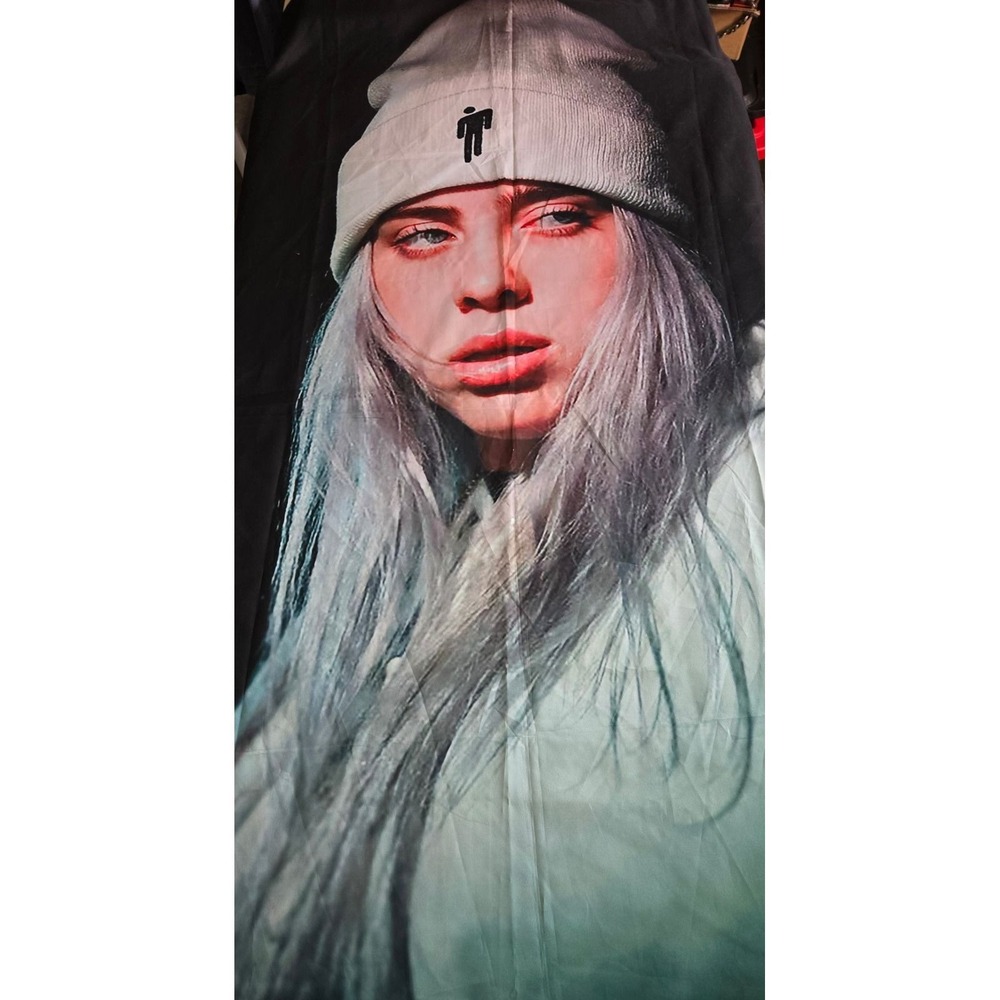 Billie Eilish Fabric Poster Wall Hanging Portrait Music Merch 40x58.5